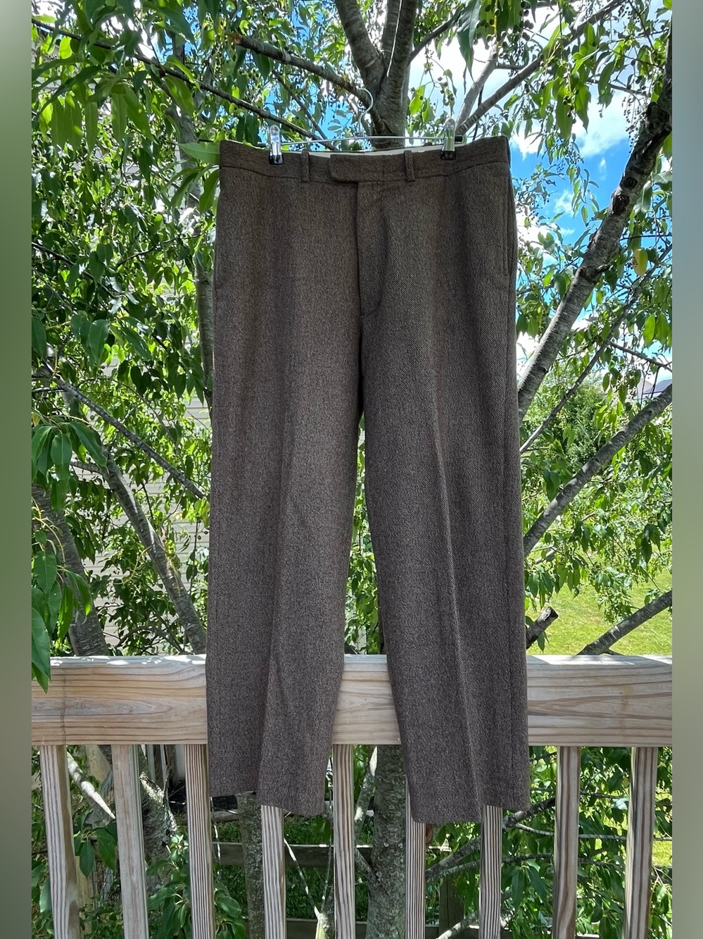 Polo Ralph Lauren vintage brown wool pants,Size 35x30 men’s